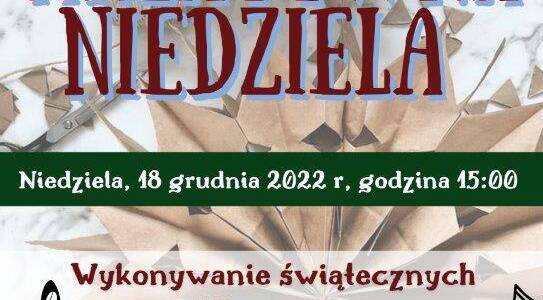 Kreatywna niedziela – 18.12.2022