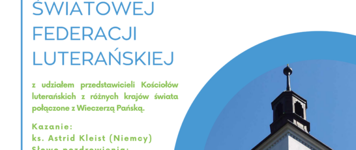 Zaproszenie na nabożeństwo w Goleszowie z okazji XIII Zgromadzenia Ogólnego ŚFL
