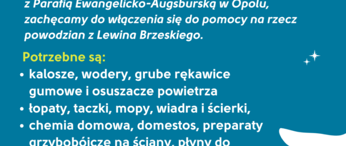 Apel o pomoc dla Lewina Brzeskiego