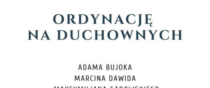 Zaproszenie na ordynację w Goleszowie Zaproszenie na ordynację w Goleszowie