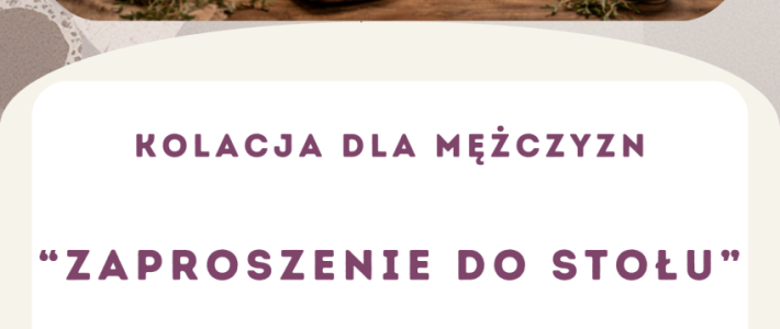 Zaproszenie na Kolację dla Mężczyzn